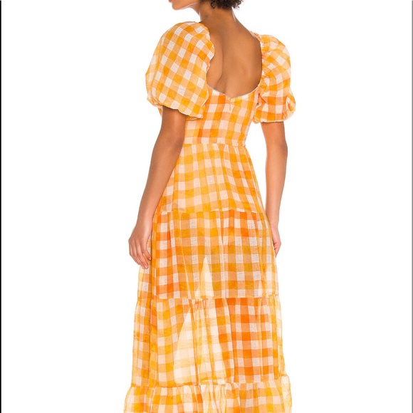 For Love and Lemons Mimosa Maxi Sz S - Picture 2 of 2